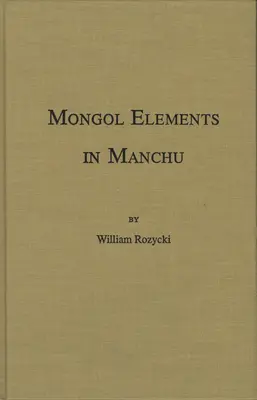 Elementy mongolskie w Manchu - Mongol Elements in Manchu