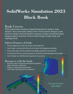 SolidWorks Simulation 2023 Czarna książka - SolidWorks Simulation 2023 Black Book