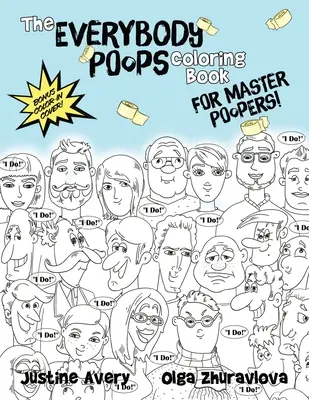 Książka do kolorowania dla mistrzów kupy! - The Everybody Poops Coloring Book for Master Poopers!