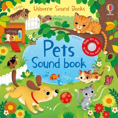 Książka z dźwiękami zwierząt - Pets Sound Book