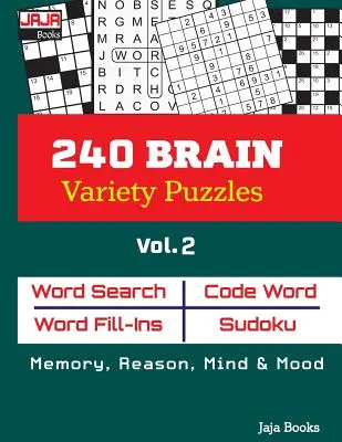 240 różnorodnych łamigłówek BRAIN; Vol. 2 - 240 BRAIN Variety Puzzles; Vol. 2