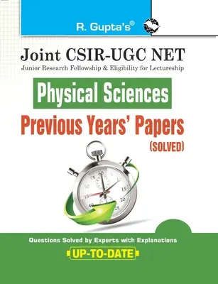 Joint CSIR-UGC NET: Nauki fizyczne - dokumenty z poprzednich lat (rozwiązane) - Joint CSIR-UGC NET: Physical Sciences - Previous Years' Papers (Solved)