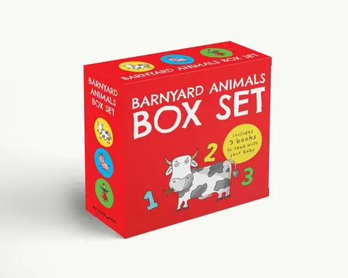 The Barnyard Animals Box Set: Moja pierwsza biblioteka książek planszowych - The Barnyard Animals Box Set: My First Board Book Library