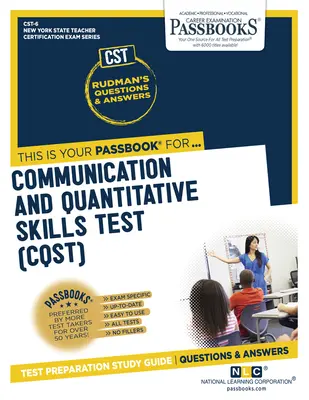 Test umiejętności komunikacyjnych i ilościowych (Cqst) (Cst-6): Passbooks Study Guide Volume 6 - Communication and Quantitative Skills Test (Cqst) (Cst-6): Passbooks Study Guide Volume 6