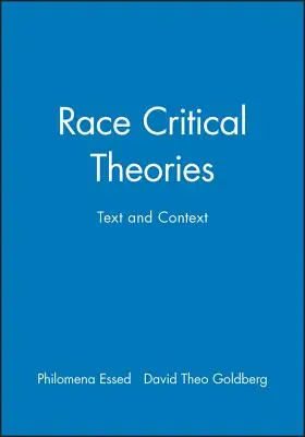 Krytyczne teorie rasowe - Race Critical Theories