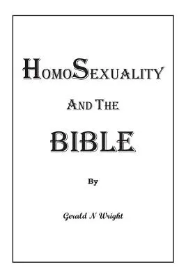 Homoseksualność a Biblia - Homosexuality and the Bible