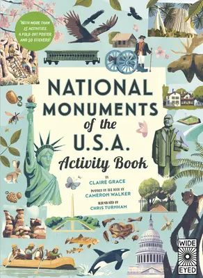 National Monuments of the USA Activity Book: Z ponad 25 zadaniami, rozkładanym plakatem i 30 naklejkami! - National Monuments of the USA Activity Book: With More Than 25 Activities, a Fold-Out Poster, and 30 Stickers!