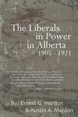 Liberałowie u władzy w Albercie w latach 1905-1921 - The Liberals in Power in Alberta 1905-1921