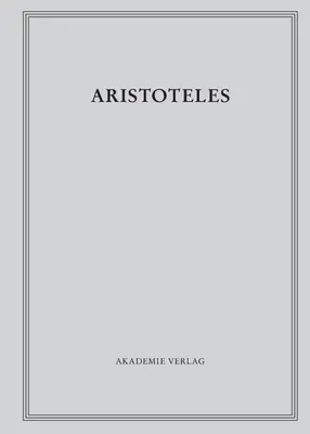 Arystoteles, BAND 5, Poetik - Aristoteles, BAND 5, Poetik