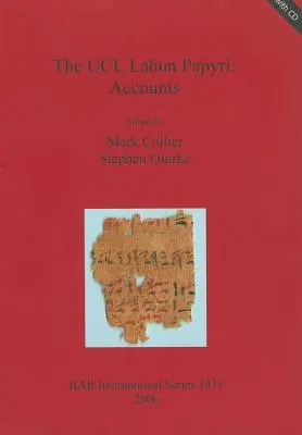 The UCL Lahun Papyri: Accounts [With CDROM]