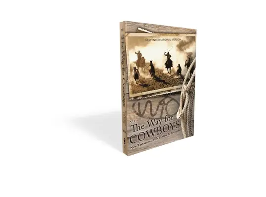 Niv, The Way for Cowboys Nowy Testament z Psalmami i Przysłowiami, Kieszonkowy, miękka oprawa, wygodny druk - Niv, the Way for Cowboys New Testament with Psalms and Proverbs, Pocket-Sized, Paperback, Comfort Print