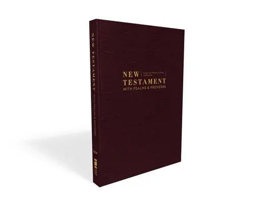 Niv, Nowy Testament z Psalmami i Przysłowiami, kieszonkowy, miękka oprawa, bordowy, wygodny druk - Niv, New Testament with Psalms and Proverbs, Pocket-Sized, Paperback, Burgundy, Comfort Print