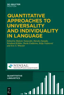 Ilościowe podejście do uniwersalności i indywidualności w języku - Quantitative Approaches to Universality and Individuality in Language