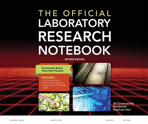 Oficjalny notatnik badań laboratoryjnych (50 podwójnych zestawów) - The Official Laboratory Research Notebook (50 Duplicate Sets)