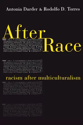 Po rasie: rasizm po wielokulturowości - After Race: Racism After Multiculturalism