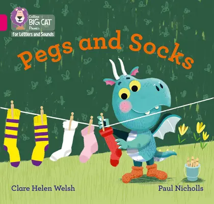 Pegs and Socks - Band 01b/Pink B