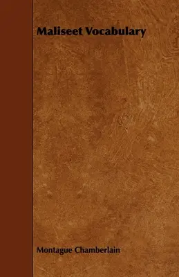 Słownictwo Maliseet - Maliseet Vocabulary