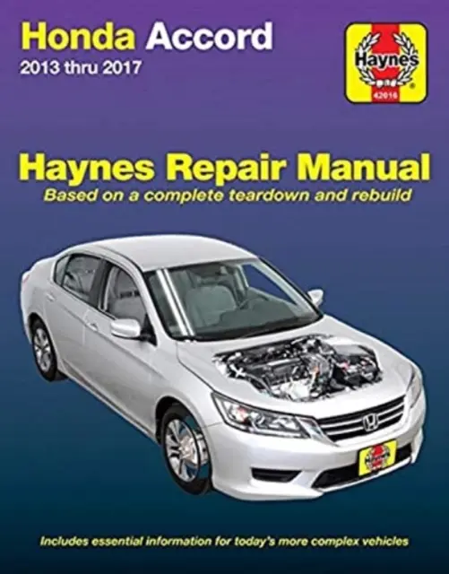 Honda Accord 2013 Thru 2017 Podręcznik napraw Haynes - Honda Accord 2013 Thru 2017 Haynes Repair Manual