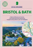 Atlas ulic Philip's Local Explorer Bristol i Bath - Philip's Local Explorer Street Atlas Bristol and Bath