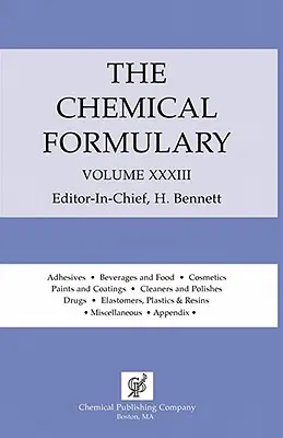 Słownik chemiczny tom 33 - Chemical Formulary Volume 33