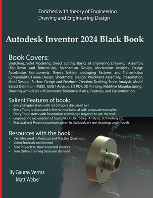 Autodesk Inventor 2024 Czarna księga - Autodesk Inventor 2024 Black Book