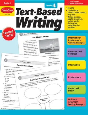 Pisanie oparte na tekście, klasa 4, materiały dla nauczycieli - Text-Based Writing, Grade 4 Teacher Resource