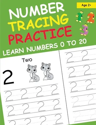 Ćwiczenie śledzenia liczb Ucz się liczb od 0 do 20 - Number Tracing Practice Learn Numbers 0 to 20