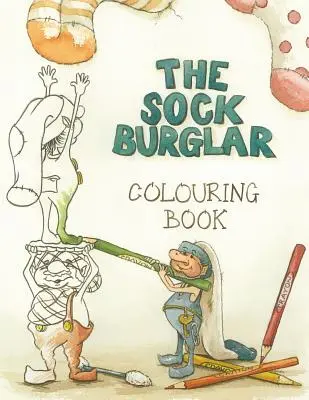 Kolorowanka ze skarpetkowym włamywaczem - The Sock Burglar Colouring Book