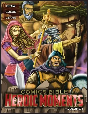 Biblia komiksów Heroic Moments Vol. 1: Kolorowanka - Comics Bible Heroic Moments Vol. 1: Coloring Book