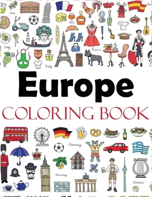 Kolorowanka Europa - Europe Coloring Book