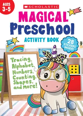 Magiczny zeszyt ćwiczeń dla przedszkolaków - Magical Preschool Activity Book