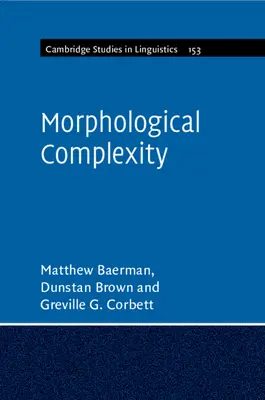 Złożoność morfologiczna - Morphological Complexity