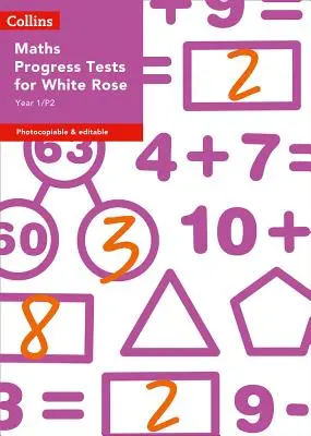 Rok 1/P2 Testy postępów w nauce matematyki dla White Rose - Year 1/P2 Maths Progress Tests for White Rose