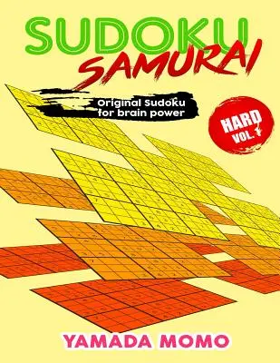 Sudoku Samurai Hard: Original Sudoku For Brain Power Vol. 1: Zawiera 100 łamigłówek Sudoku Samurai Hard Level - Sudoku Samurai Hard: Original Sudoku For Brain Power Vol. 1: Include 100 Puzzles Sudoku Samurai Hard Level