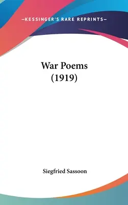 Wiersze wojenne (1919) - War Poems (1919)