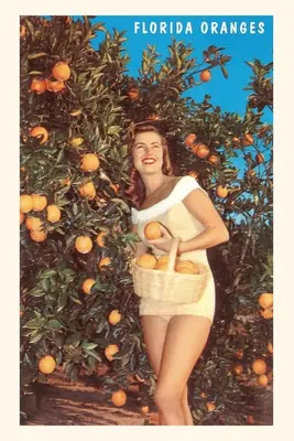 Vintage Journal Kobieta z pomarańczami, Floryda - Vintage Journal Woman with Oranges, Florida