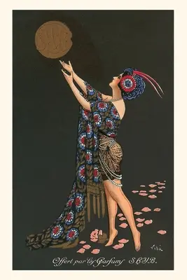 Vintage Journal Kobieta w kostiumie i złota pieczęć - Vintage Journal Costumed Woman and Gold Seal