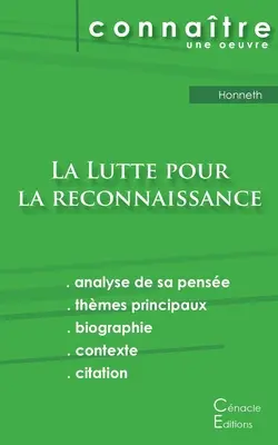 Fiche de lecture La Lutte pour la reconnaissance de Honneth (Analyse philosophique de rfrence et rsum complet)