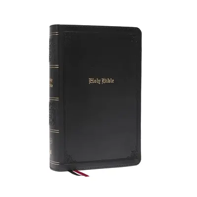 Kjv, Personal Size Large Print Single-Column Reference Bible, skórzana miękka, czarna, czerwone litery, wygodny druk: Biblia Święta, Wersja Króla Jakuba - Kjv, Personal Size Large Print Single-Column Reference Bible, Leathersoft, Black, Red Letter, Comfort Print: Holy Bible, King James Version