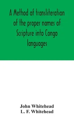 Metoda transliteracji nazw własnych z Pisma Świętego na języki kongijskie - A method of transliteration of the proper names of Scripture into Congo languages