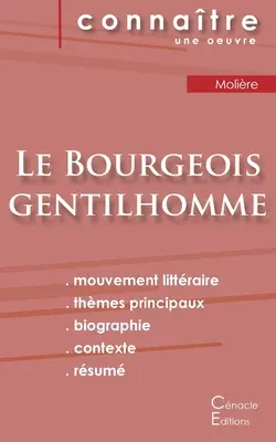 Le Bourgeois gentilhomme Molire'a (pełna analiza literacka i streszczenie) - Fiche de lecture Le Bourgeois gentilhomme de Molire (Analyse littraire de rfrence et rsum complet)