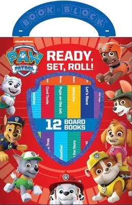 Nickelodeon Paw Patrol: Ready, Set, Roll! 12 książeczek planszowych - Nickelodeon Paw Patrol: Ready, Set, Roll! 12 Board Books