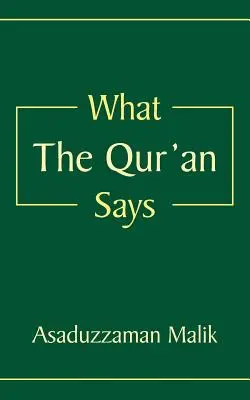 Co mówi Koran - What the Qur'an Says