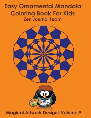 Łatwa kolorowanka z ozdobnymi mandalami dla dzieci - Easy Ornamental Mandala Coloring Book For Kids