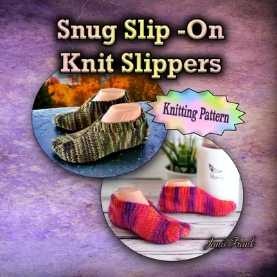 Przytulne wsuwane kapcie z dzianiny - Snug Slip-On Knit Slippers