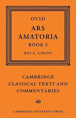 Owidiusz: Ars Amatoria, Księga III - Ovid: Ars Amatoria, Book III