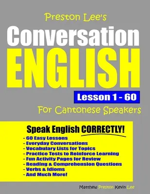 Preston Lee Angielski konwersacyjny dla osób mówiących po kantońsku Lekcja 1 - 60 - Preston Lee's Conversation English For Cantonese Speakers Lesson 1 - 60