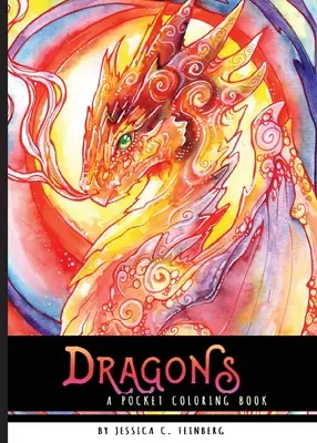 Kieszonkowa kolorowanka ze smokami - Dragons Pocket Coloring Book