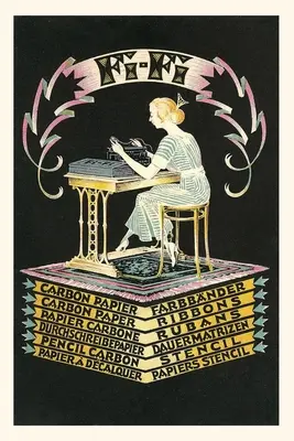 Vintage Journal Sekretarka z kalką Fi-Fi - Vintage Journal Secretary with Fi-Fi Carbon Paper