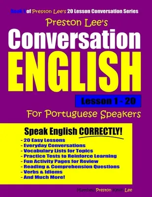 Angielski konwersacyjny Preston Lee dla osób mówiących po portugalsku Lekcja 1 - 20 - Preston Lee's Conversation English For Portuguese Speakers Lesson 1 - 20